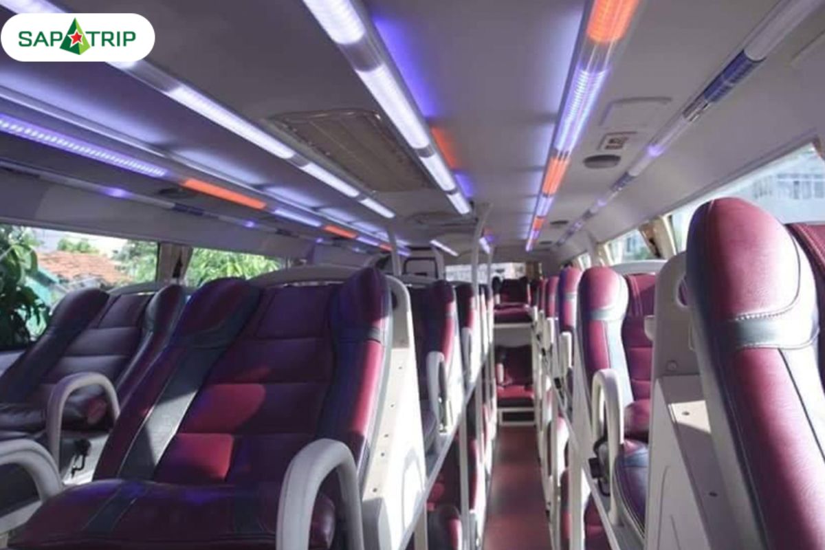 Xe King Express Bus được trang bị đầy đủ tiện ích miễn phí (Nguồn: Sưu tầm)
